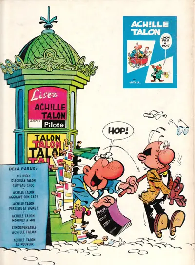 Verso de l'album Achille Talon Tome 4 Achille Talon ... Mon fils à moi