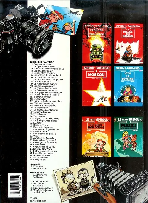 Verso de l'album Spirou et Fantasio Tome 28 Kodo le tyran