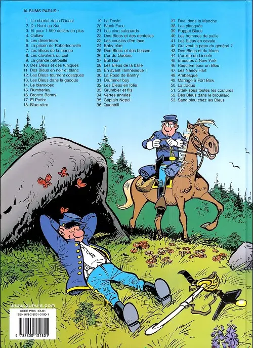 Verso de l'album Les Tuniques Bleues Tome 45 Émeutes à New York
