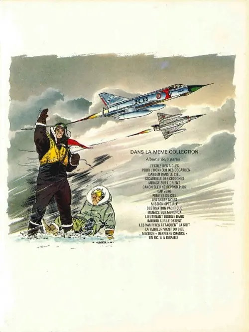 Verso de l'album Tanguy et Laverdure Tome 11 Destination Pacifique
