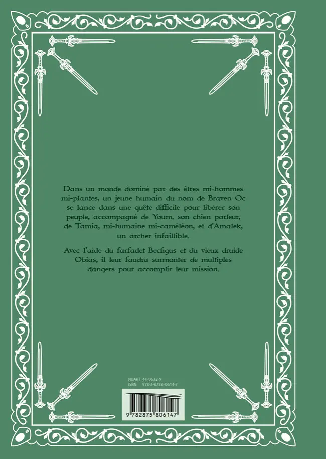 Verso de l'album Les Chroniques de Braven Oc Recueil - tomes 1 à 4