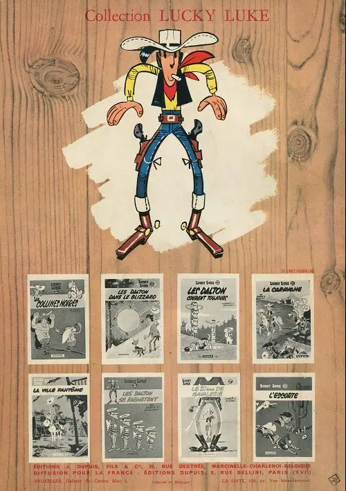 Verso de l'album Lucky Luke Tome 16 En remontant le mississipi
