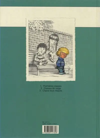Verso de l'album Cédric Tome 3 Classe tous risques