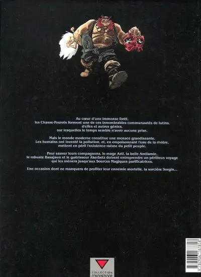 Verso de l'album Les Chasse fourrés Tome 1 Les sources magiques