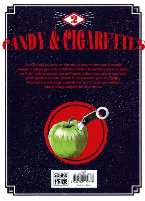 Verso de l'album Candy & cigarettes 2