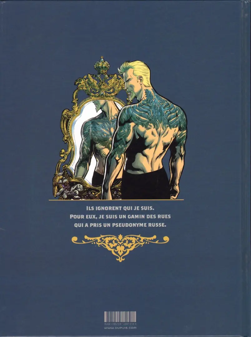 Verso de l'album D.O.W. 1 Les ailes du loup