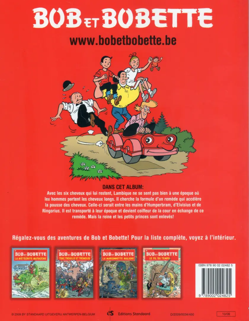 Verso de l'album Bob et Bobette Tome 122 Les ciseaux magiques