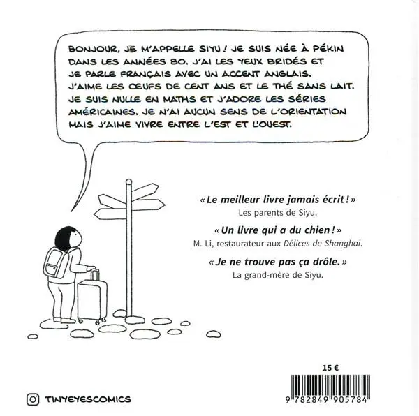 Verso de l'album Débridée Le monde vu par mes yeux chinois