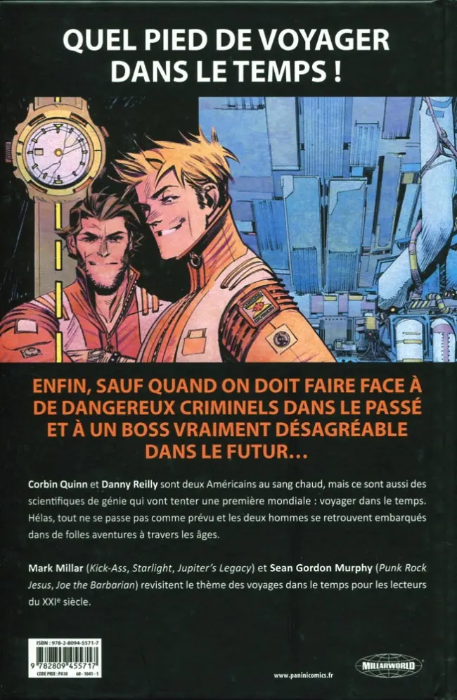 Verso de l'album Chrononauts Vol. 1