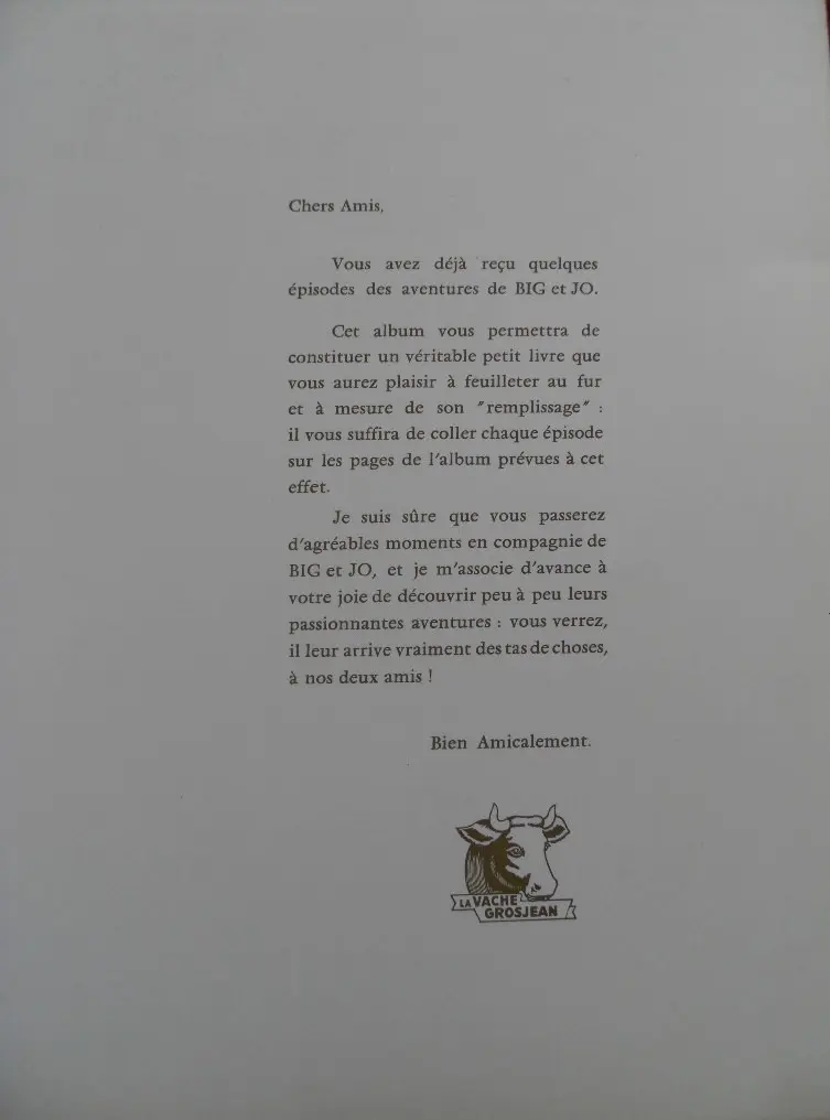 Verso de l'album Les Terribles Big et Jo