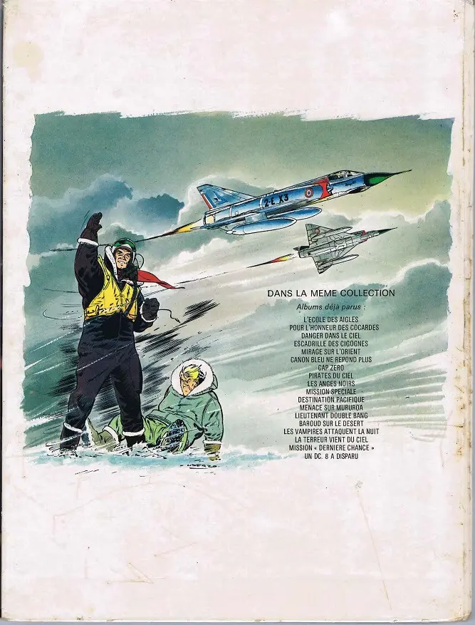 Verso de l'album Tanguy et Laverdure Tome 9 Les anges noirs