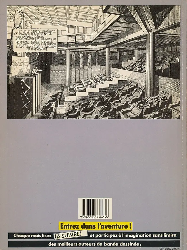 Verso de l'album Les Cités obscures Tome 2 La fièvre d'Urbicande