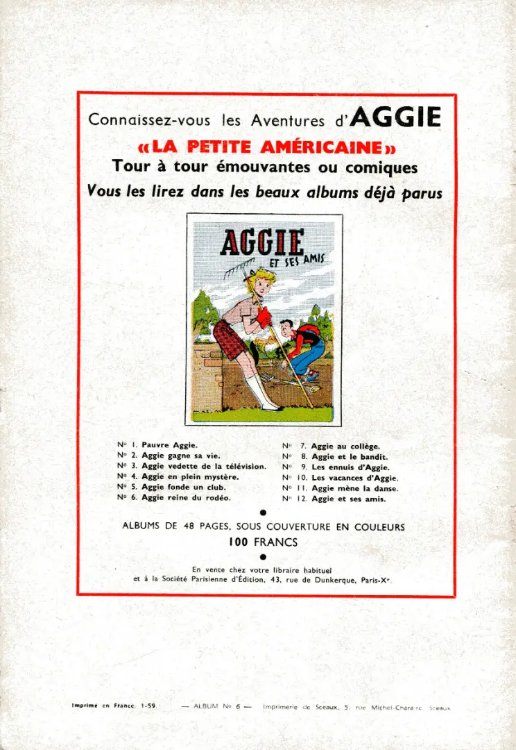 Verso de l'album La Petite Annie Tome 6 La vengeance de l'homme noir
