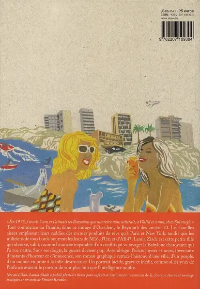 Verso de l'album Bye bye Babylone Beyrouth 1875-1979