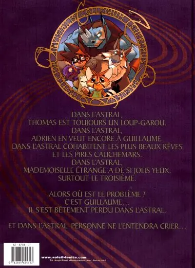 Verso de l'album Le Collège invisible Tome 2 Furor Draconis