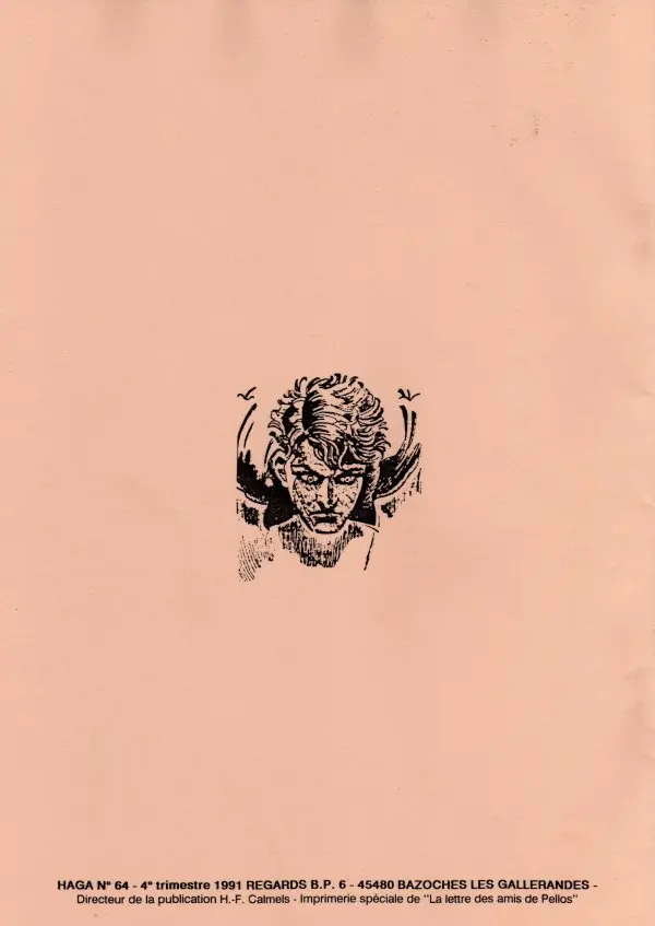 Verso de l'album Compagnon Michel