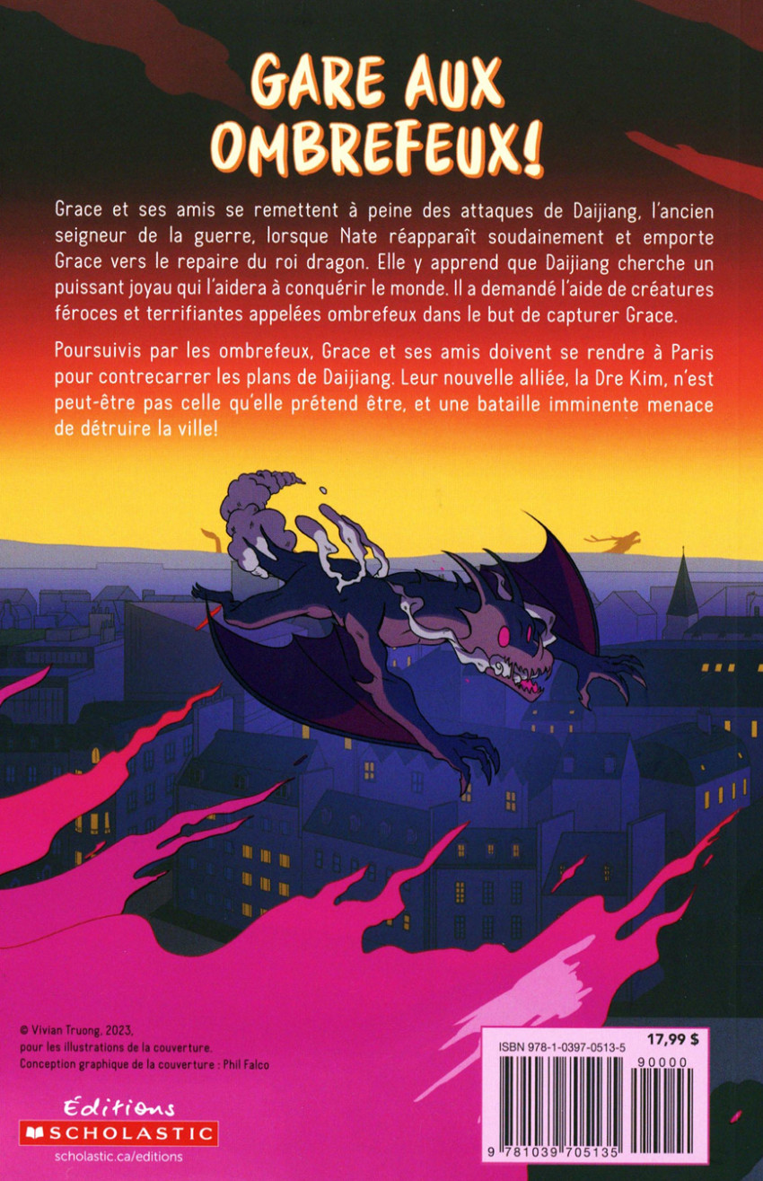 Verso de l'album La cité des dragons Tome 2 L'ascension des Ombrefeux