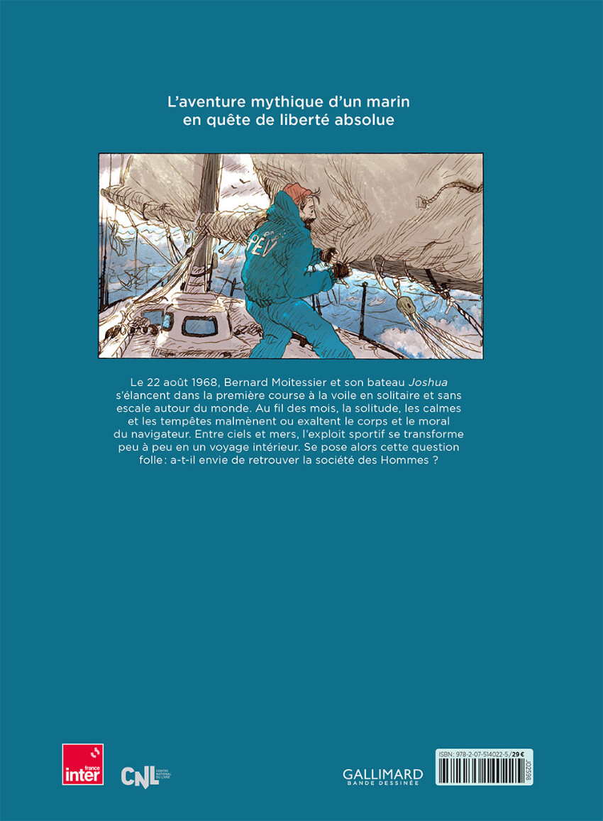Verso de l'album La longue route