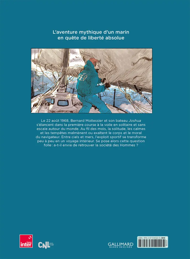 Verso de l'album La longue route