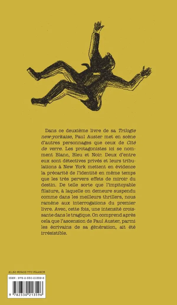 Verso de l'album Revenants