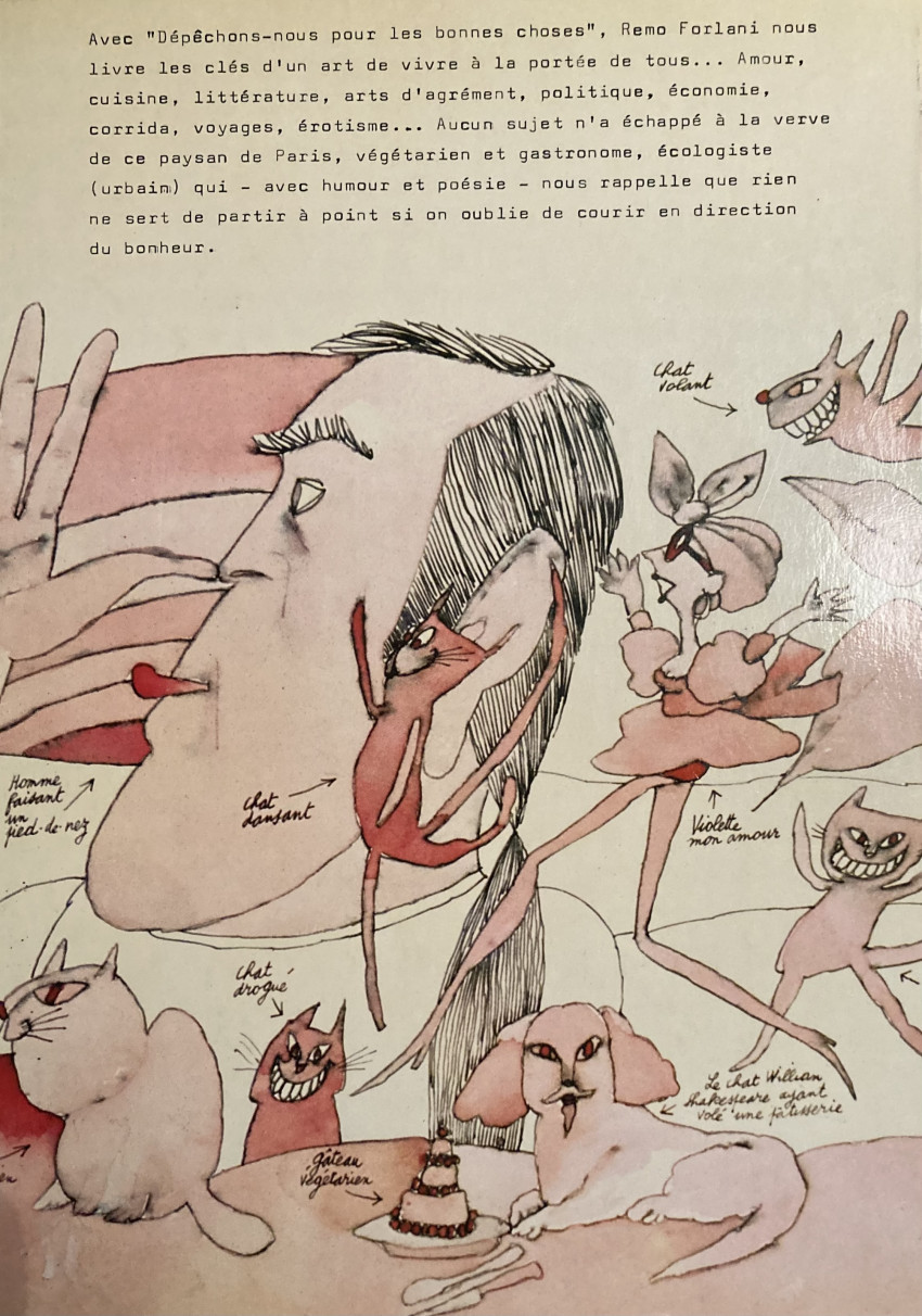 Verso de l'album Dépêchons-nous pour les bonnes choses