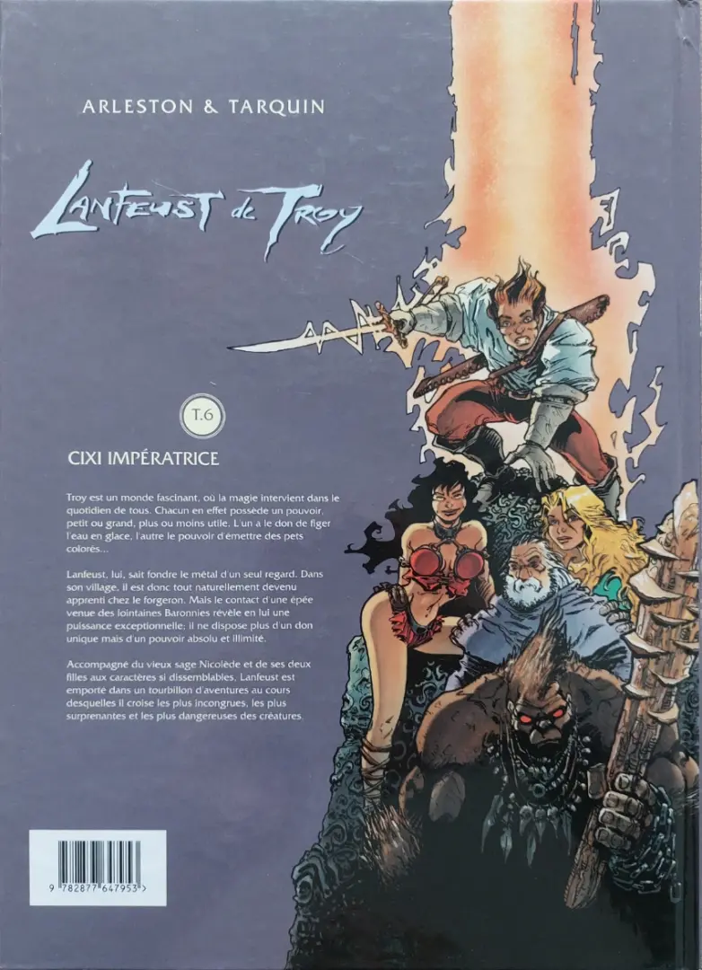 Verso de l'album Lanfeust de Troy Tome 6 Cixi impératrice