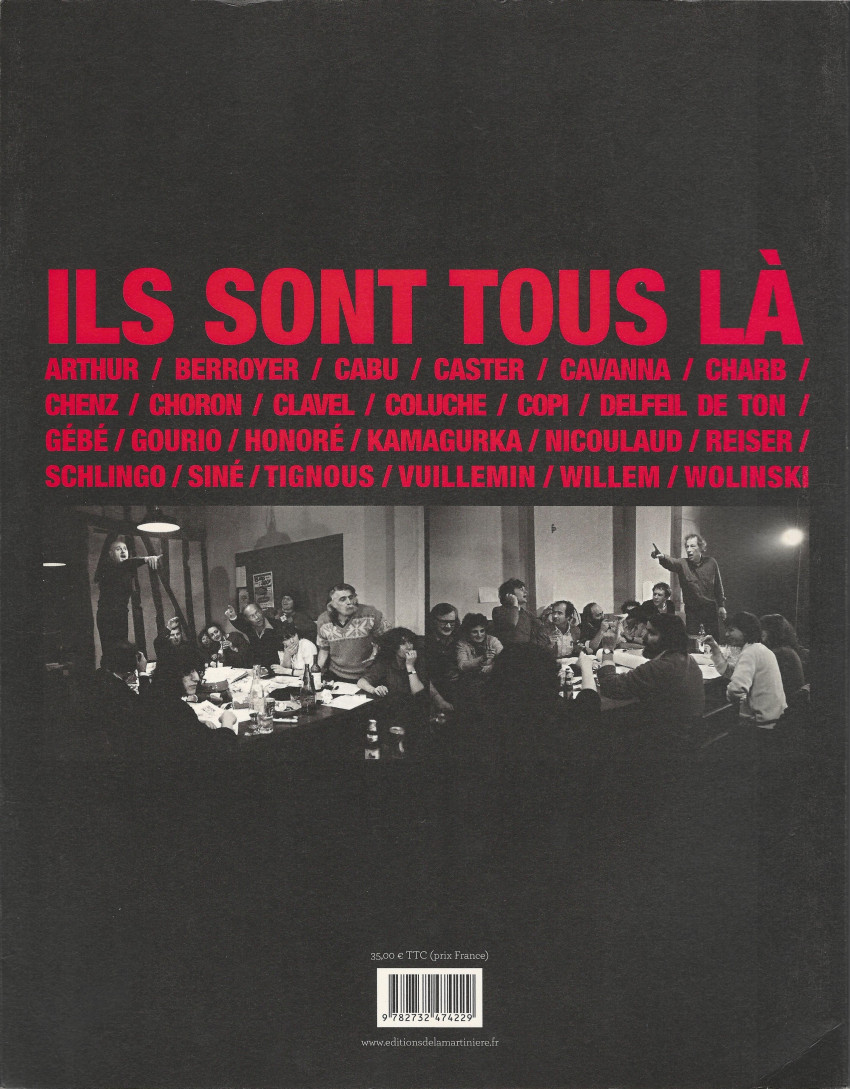 Verso de l'album Hara Kiri 1960-1985 Dans Le Ventre De Hara Kiri