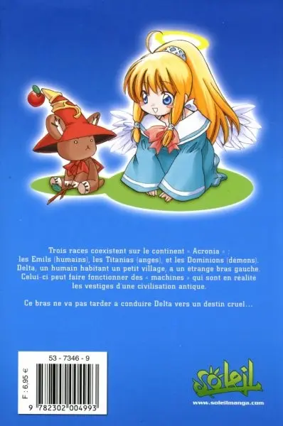 Verso de l'album Delta Saga 1
