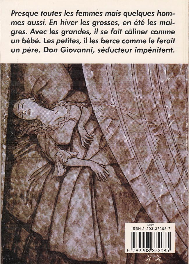 Verso de l'album Don Giovanni