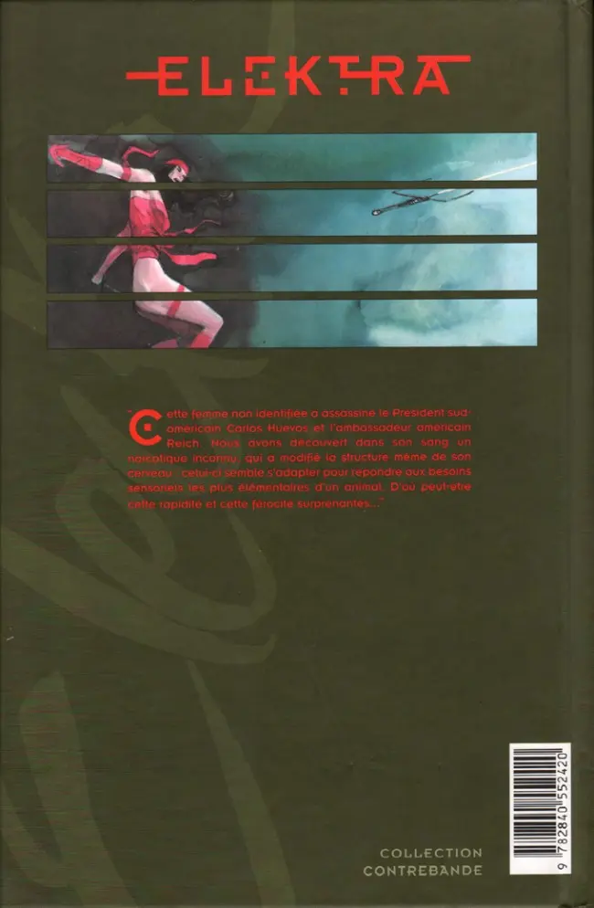 Verso de l'album Elektra