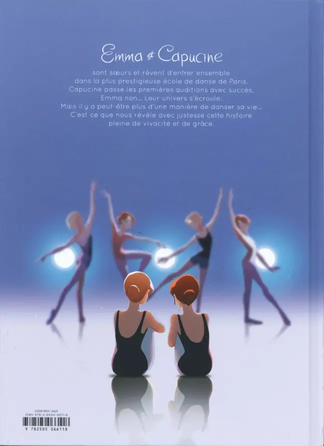 Verso de l'album Emma et Capucine Tome 1 Un rêve pour trois