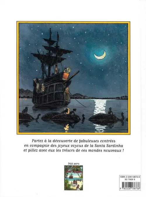Verso de l'album Les Fabuleuses dérives de la Santa Sardinha 2