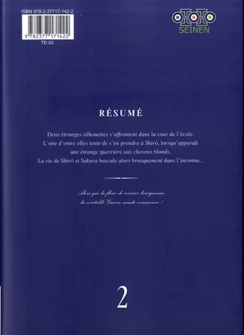 Verso de l'album Fate / stay night [Heaven's Feel] 2