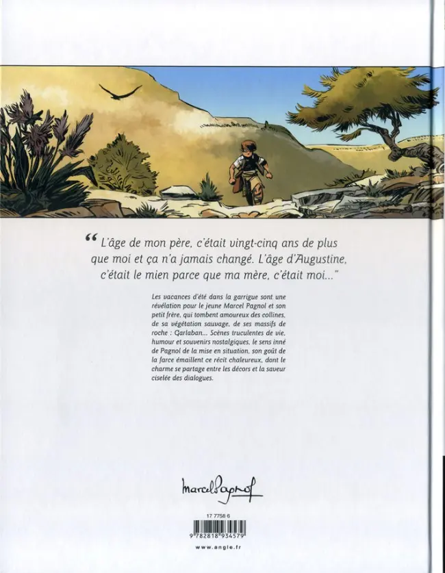 Verso de l'album Souvenirs d'enfance Tome 1 La Gloire de mon Père