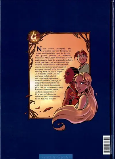 Verso de l'album Les 4 princes de Ganahan Tome 2 Shâal