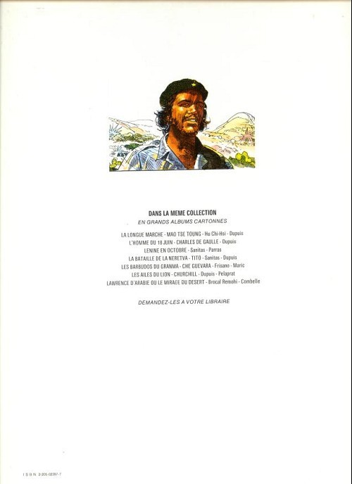 Verso de l'album Les Grands Capitaines Tome 5 Les barbudos du Granma - Che Guevara