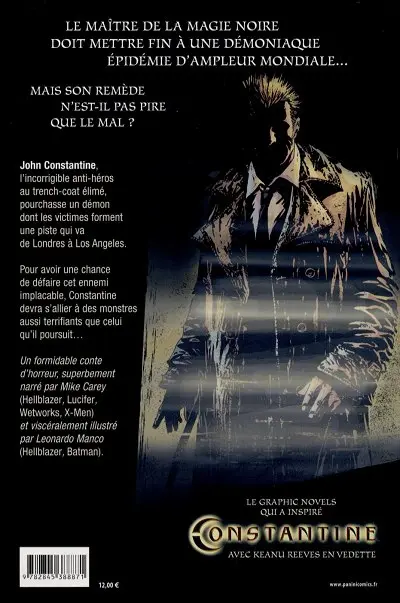 Verso de l'album Hellblazer Tome 1 Toutes ses machines