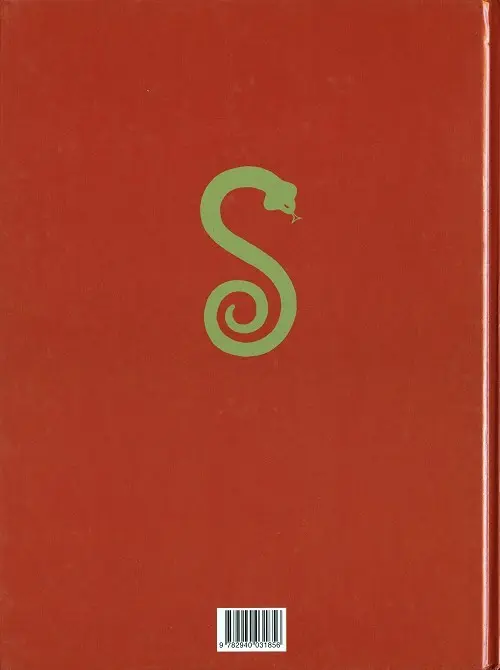 Verso de l'album Les Héritiers du Serpent