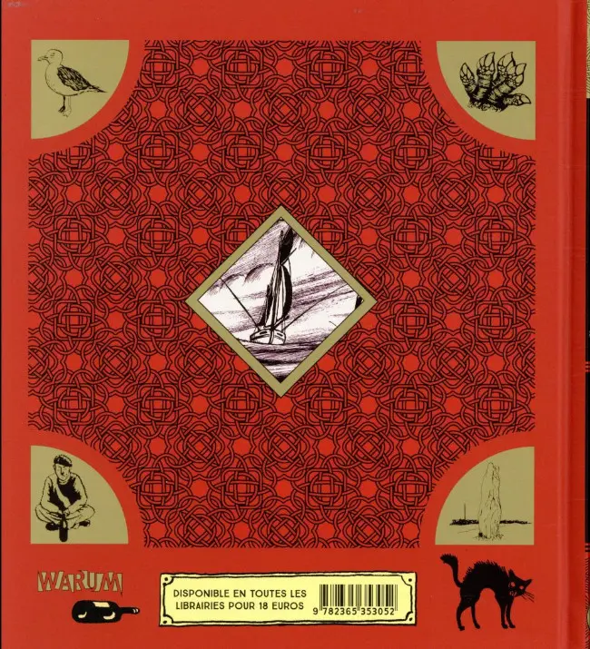 Verso de l'album Insulaires Petites histoires de Groix