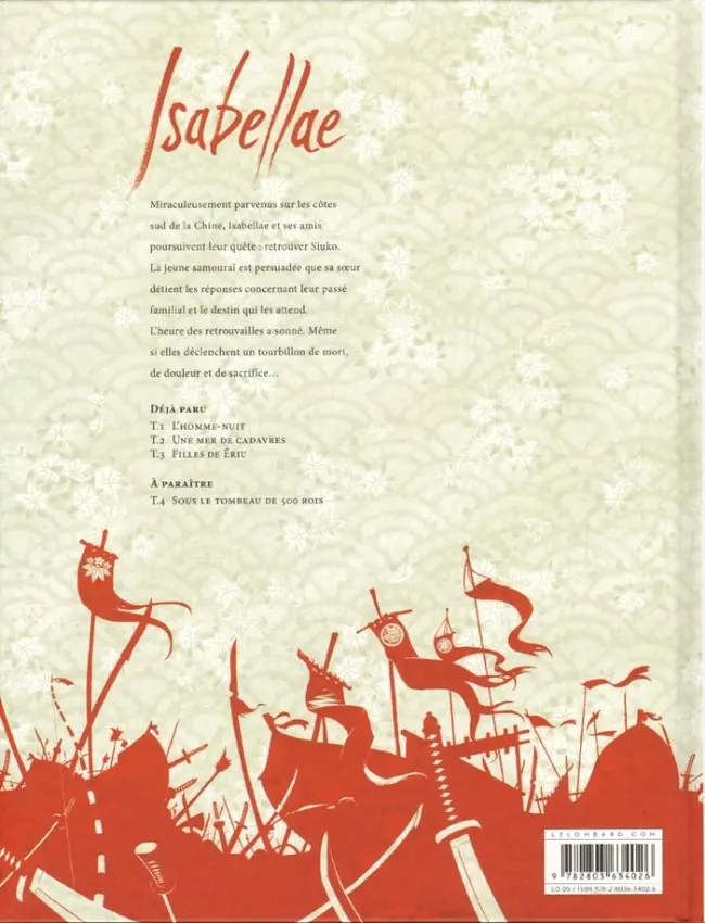 Verso de l'album Isabellae Tome 3 Filles de Ériu