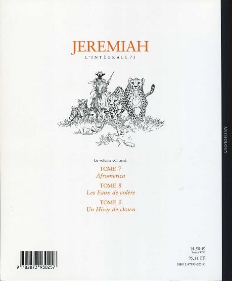 Verso de l'album Jeremiah L'Intégrale / 3