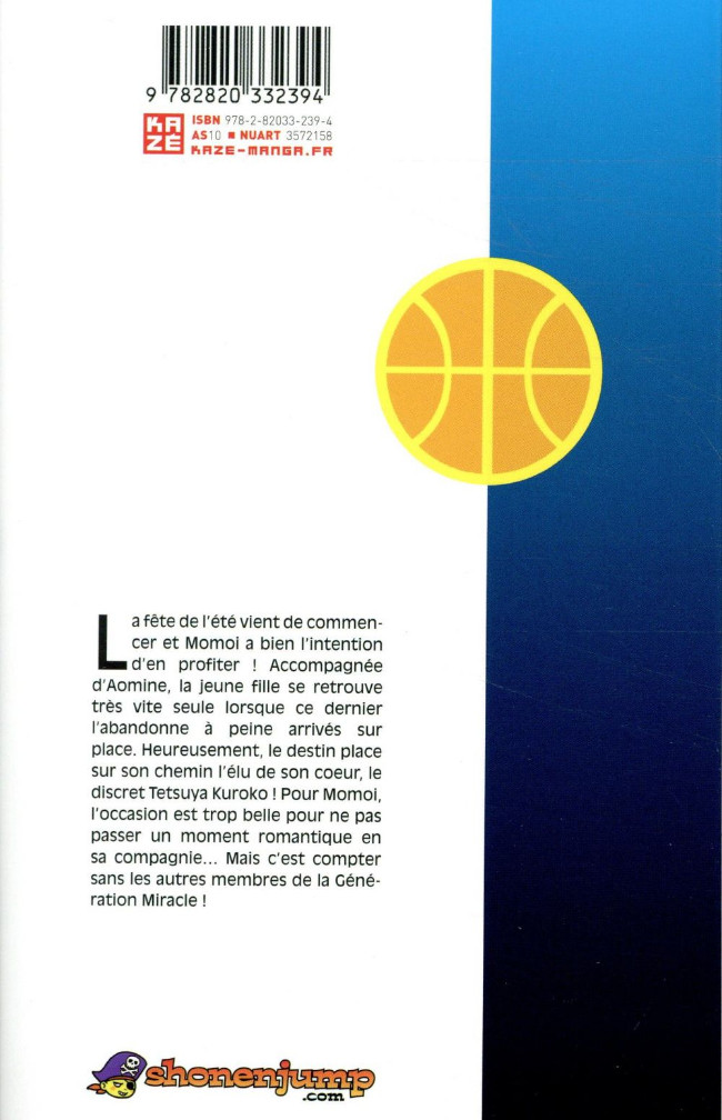 Verso de l'album Kuroko's Basket - Replace Plus 6