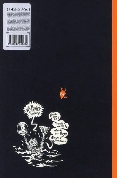Verso de l'album Lock groove comix N° 1