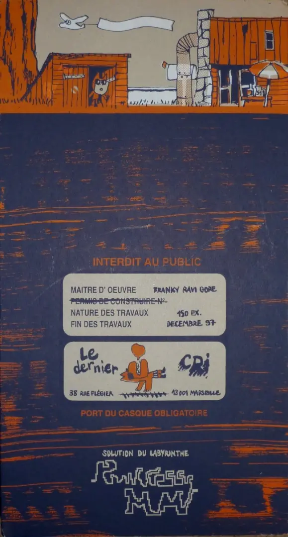 Verso de l'album Ma maison