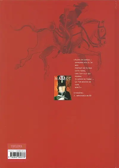 Verso de l'album Marbot 1 Instruction an VIII