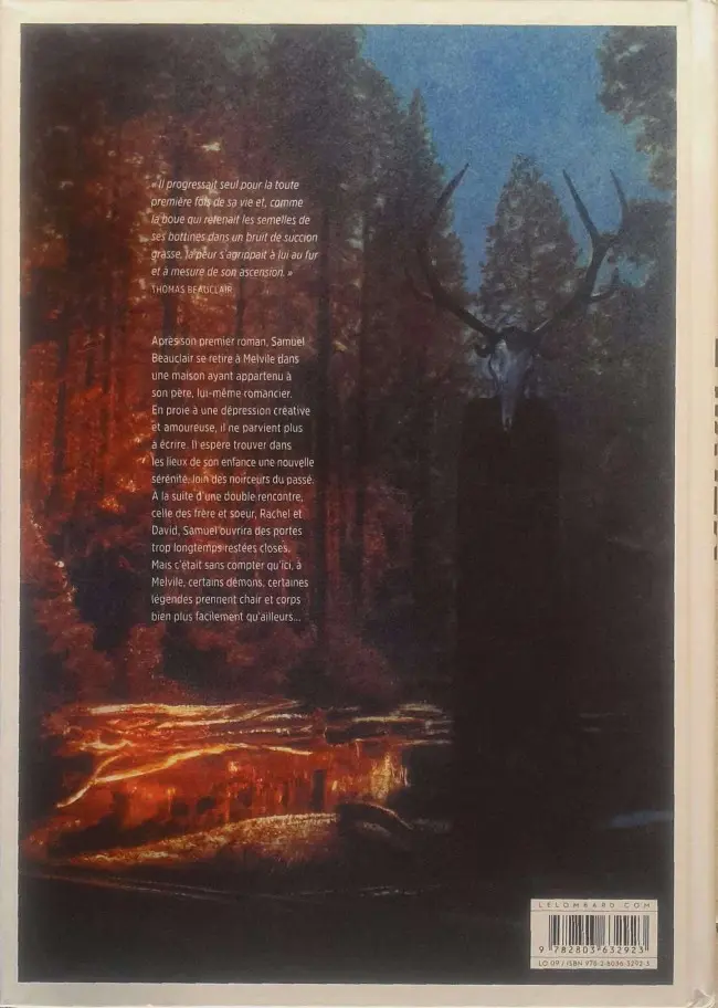 Verso de l'album Melvile Tome 1 L'histoire de Samuel Beauclair