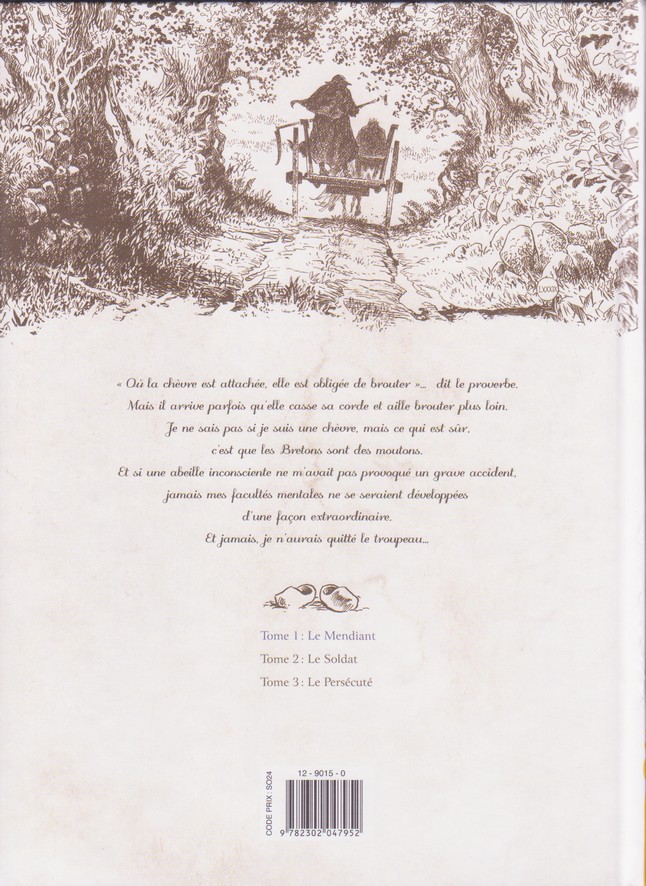 Verso de l'album Mémoires d'un paysan bas-breton Tome 1 Le mendiant