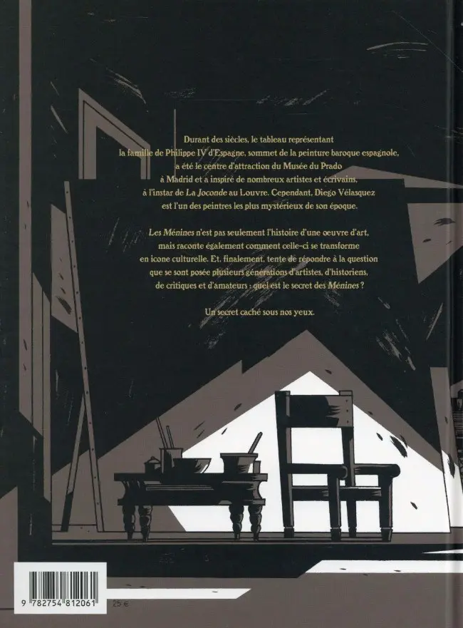 Verso de l'album Les Ménines
