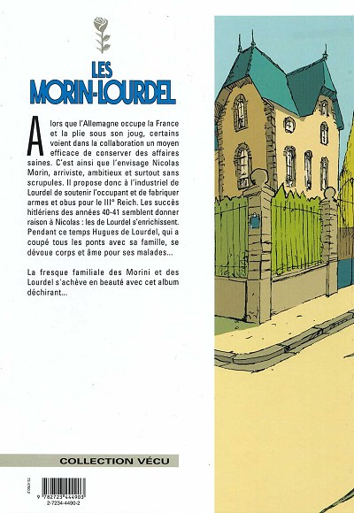 Verso de l'album Les Morin-Lourdel Tome 4 Mourir pour des idées
