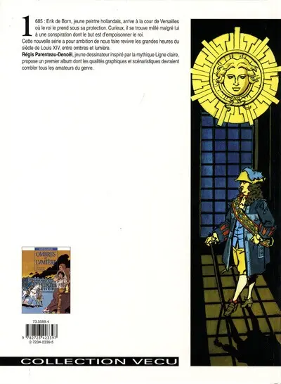 Verso de l'album Ombres et lumière Tome 1 La fille aux sortilèges